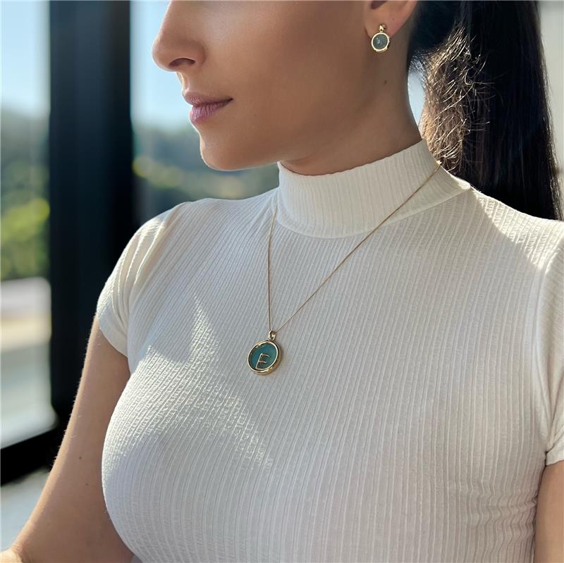 PINGENTE FOLHEADO A PRATA