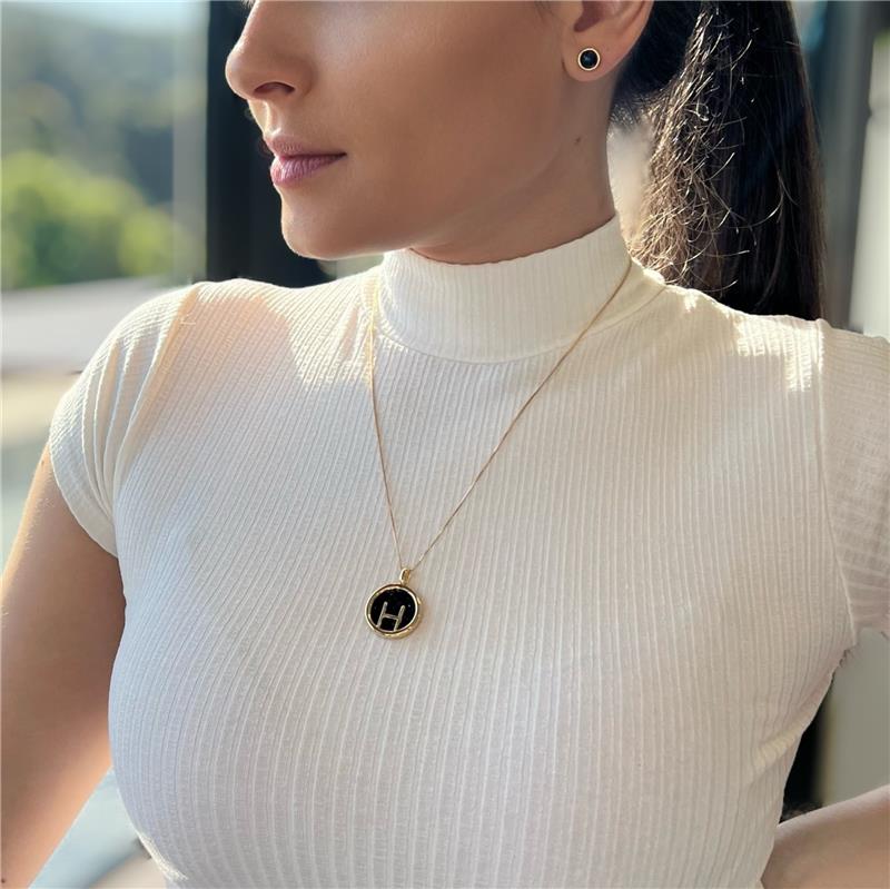 PINGENTE FOLHEADO A PRATA