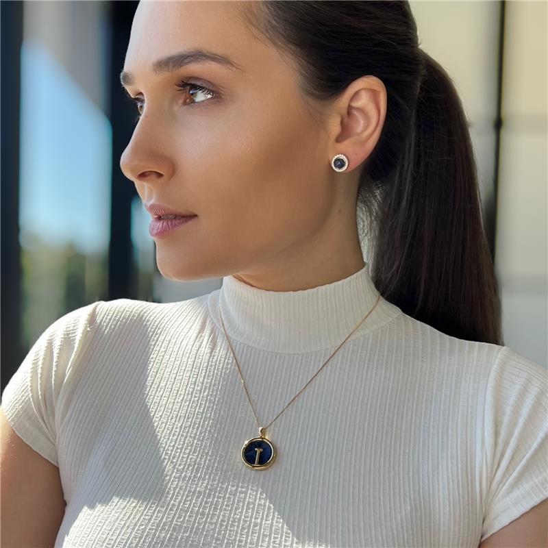 PINGENTE FOLHEADO A PRATA