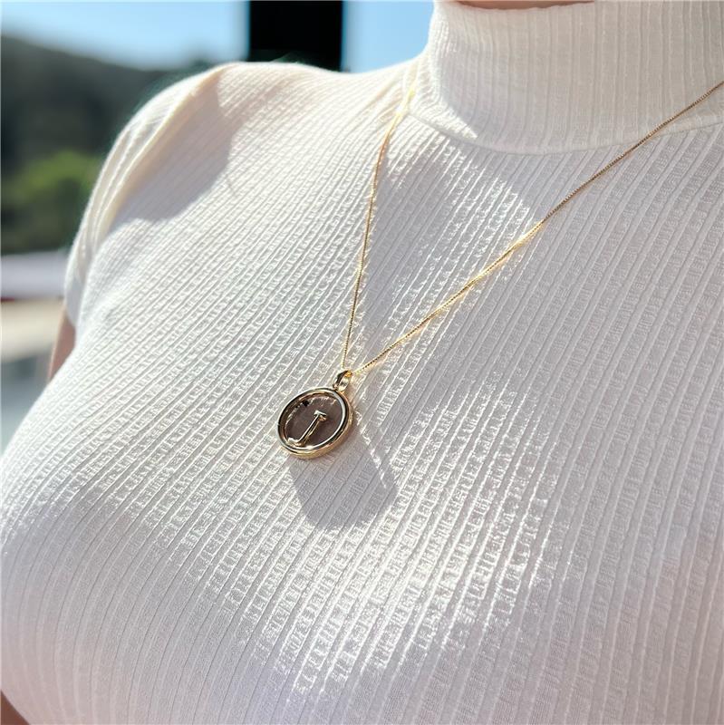 PINGENTE FOLHEADO A PRATA