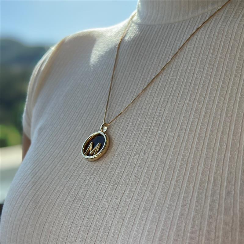 PINGENTE FOLHEADO A PRATA