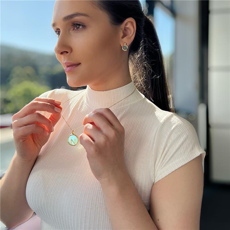 PINGENTE FOLHEADO A PRATA