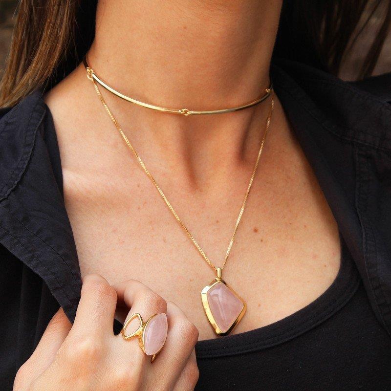 PINGENTE FOLHEADO RÓDIO