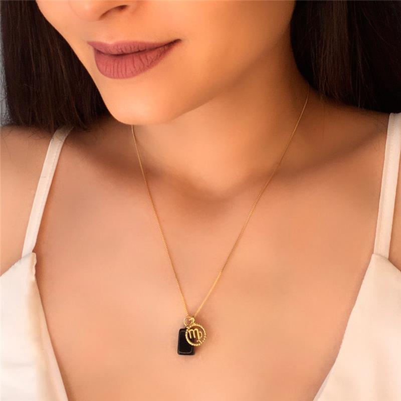 PINGENTE VIRGEM FOLHEADO A RÓDIO