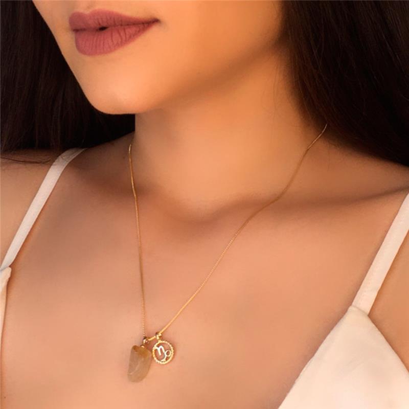 PINGENTE CAPRICÓRNIO FOLHEADO A RÓDIO