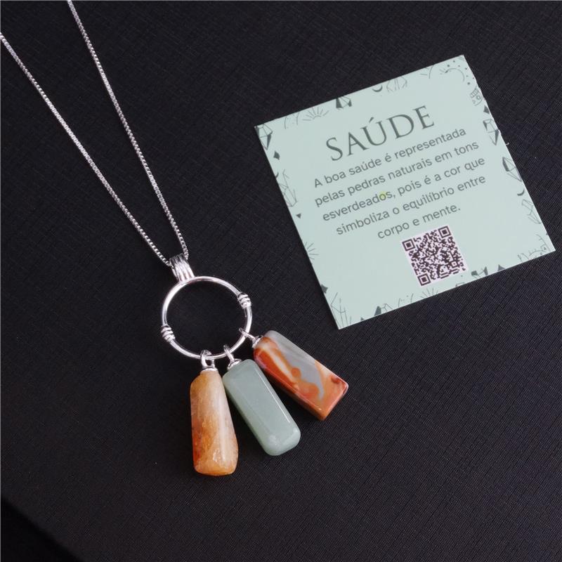 PINGENTE PRATA - SAÚDE