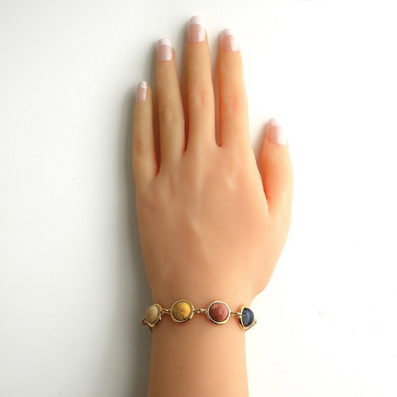 PULSEIRA FOLHEADO A OURO