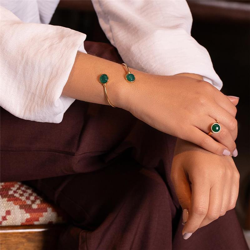 PULSEIRA FOLHEADO A OURO