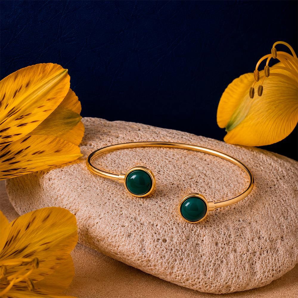 PULSEIRA FOLHEADO A OURO