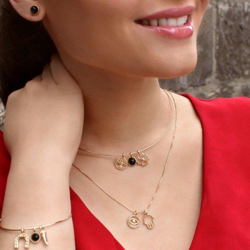 PULSEIRA FOLHEADO A OURO