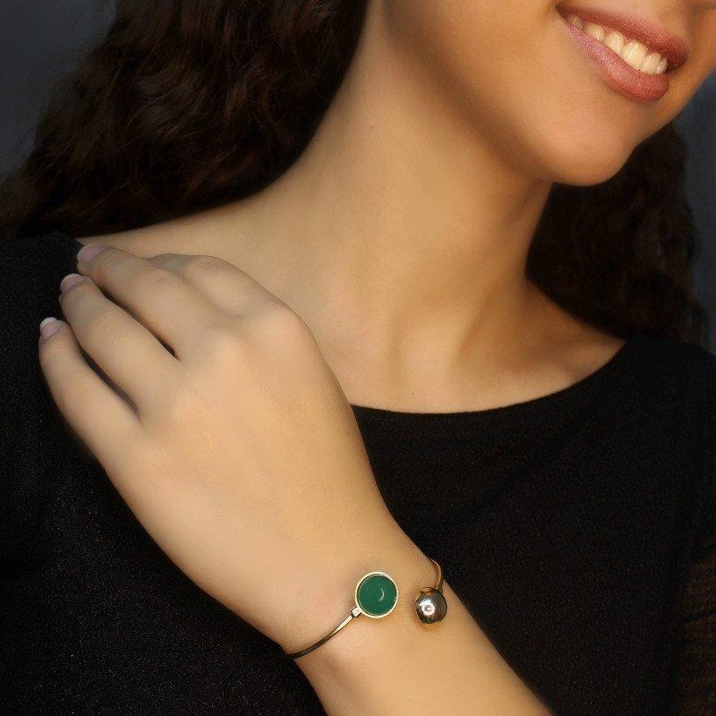 PULSEIRA FOLHEADO A OURO