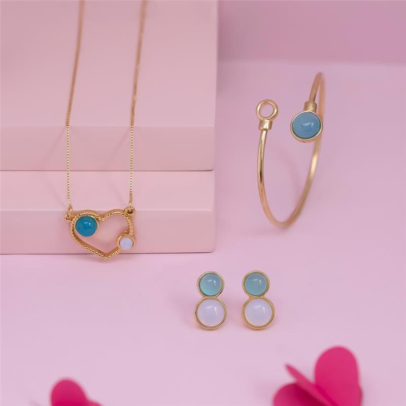 PULSEIRA FOLHEADO A OURO