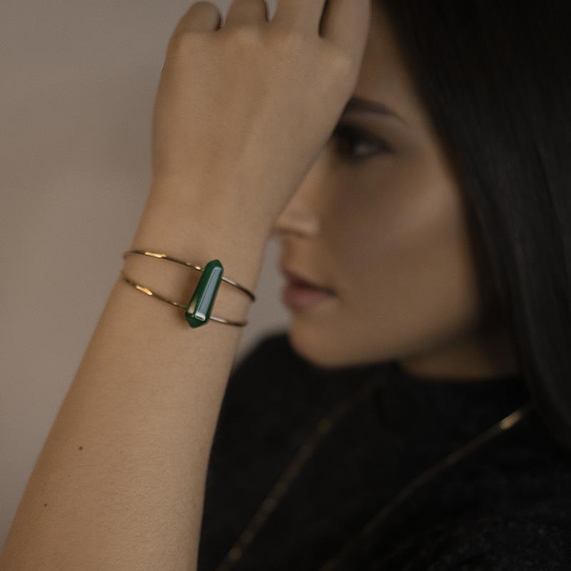 PULSEIRA FOLHEADO A OURO