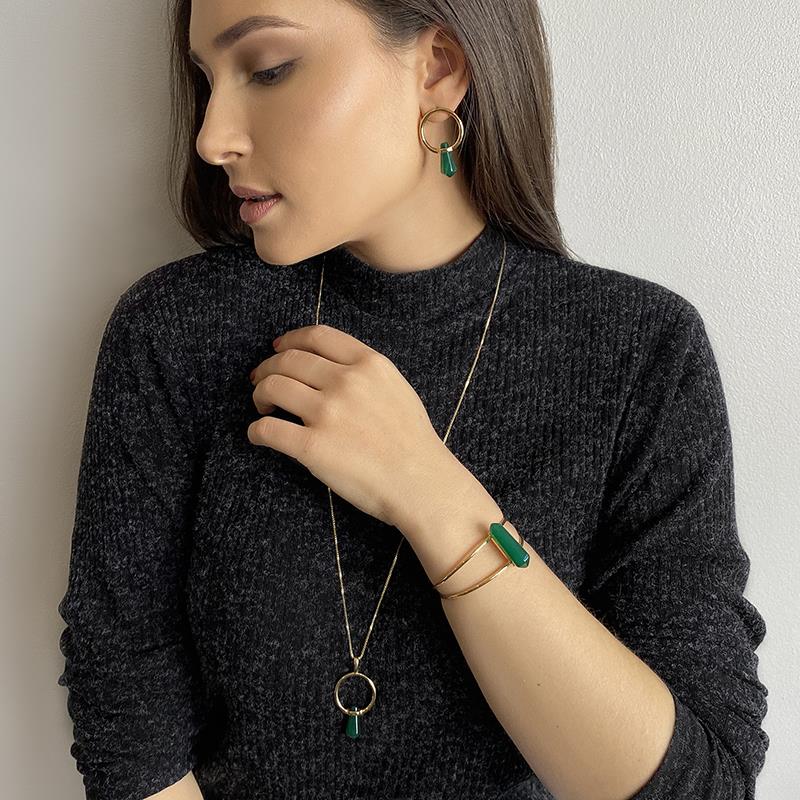 PULSEIRA FOLHEADO A OURO