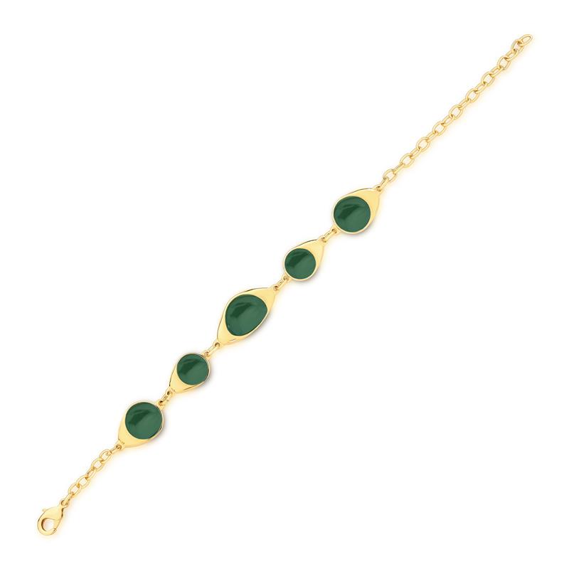 PULSEIRA FOLHEADO A OURO