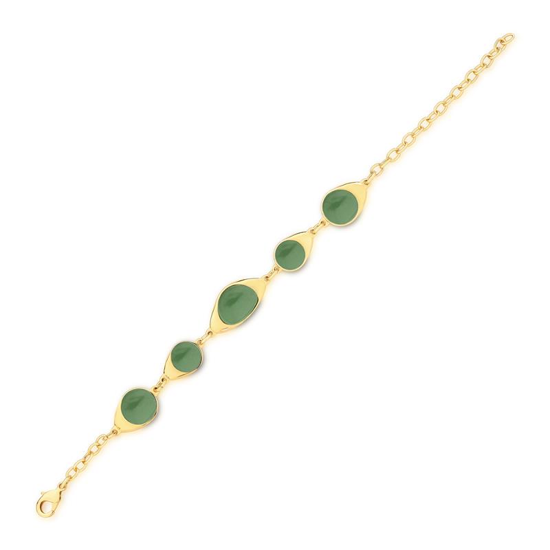 PULSEIRA FOLHEADO A OURO