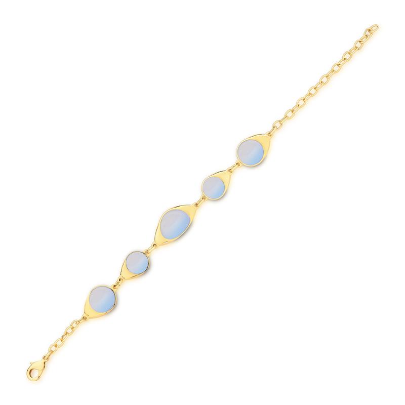 PULSEIRA FOLHEADO A OURO