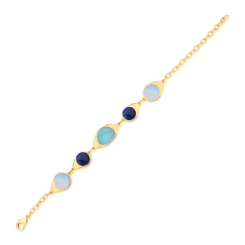 PULSEIRA FOLHEADO A OURO