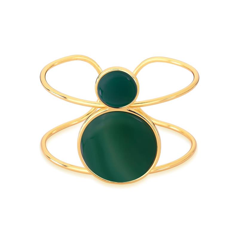 PULSEIRA FOLHEADO A OURO