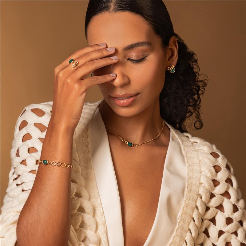 PULSEIRA FOLHEADO A OURO