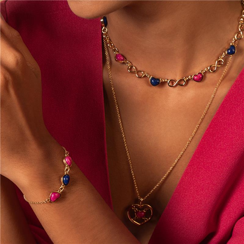 PULSEIRA FOLHEADO A OURO