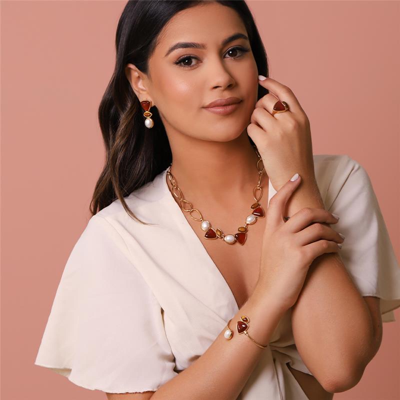 PULSEIRA FOLHEADO A OURO