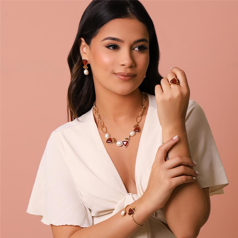 PULSEIRA FOLHEADO A OURO