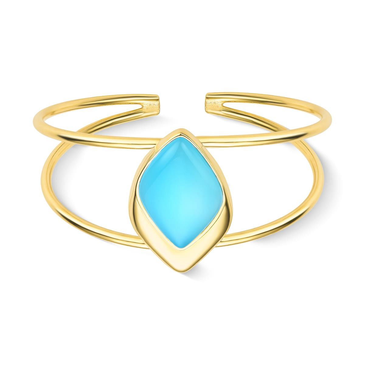 PULSEIRA FOLHEADO A OURO