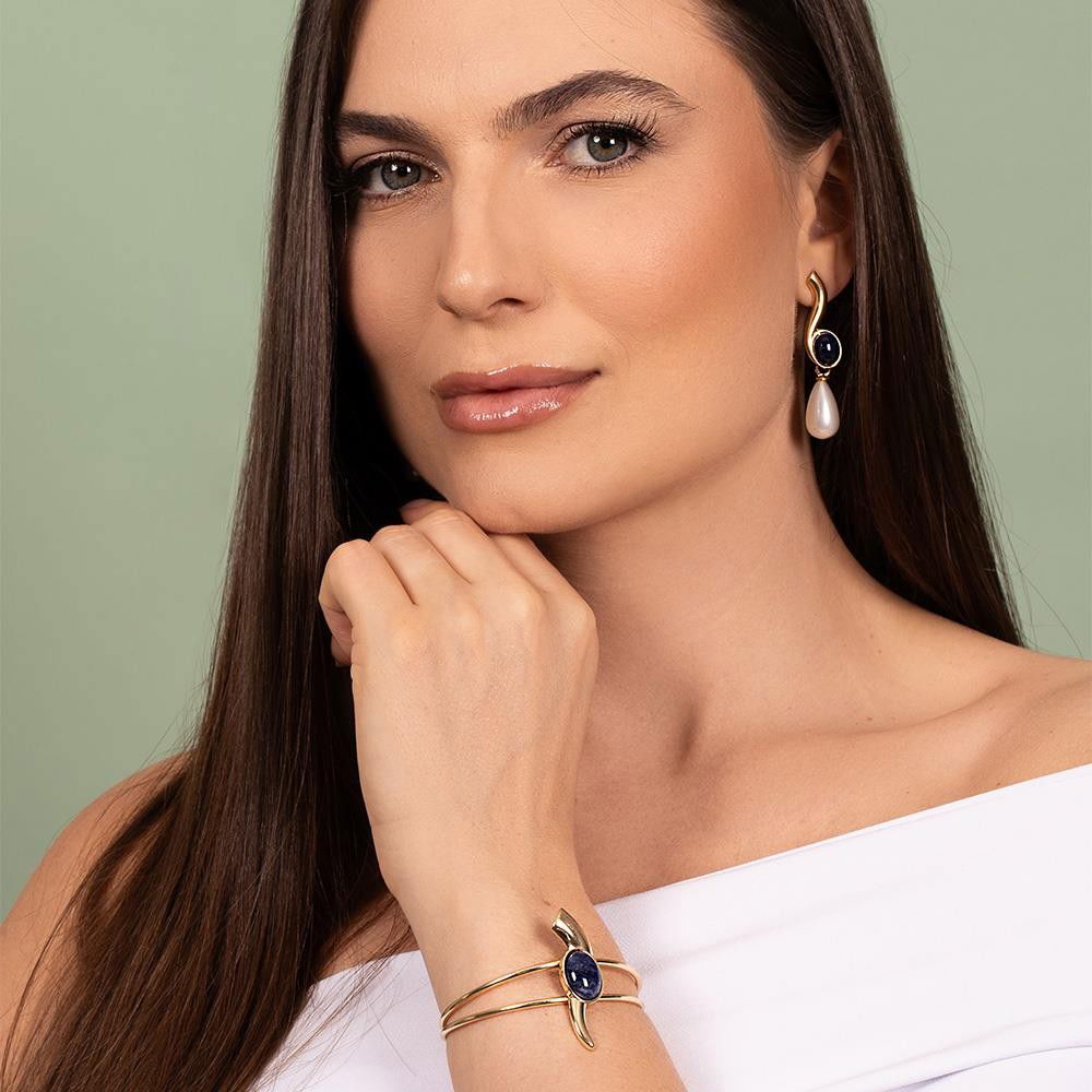 PULSEIRA FOLHEADO A OURO