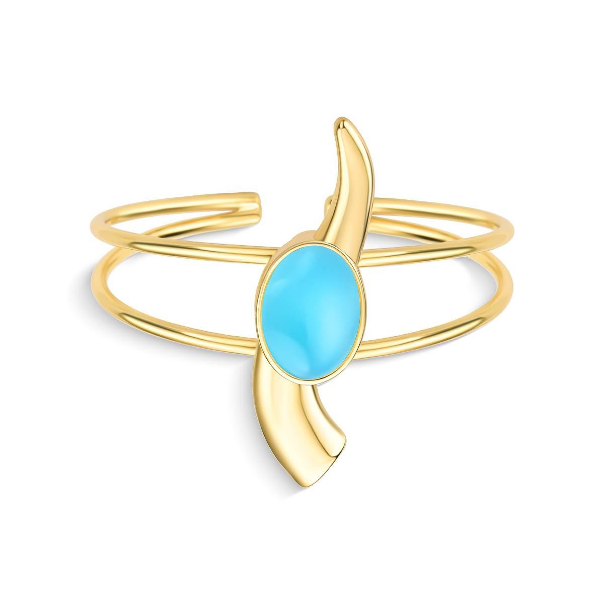 PULSEIRA FOLHEADO A OURO