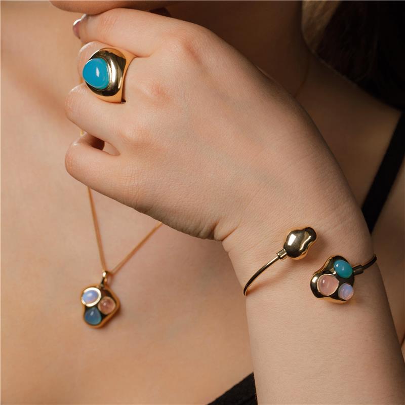 PULSEIRA FOLHEADO A OURO