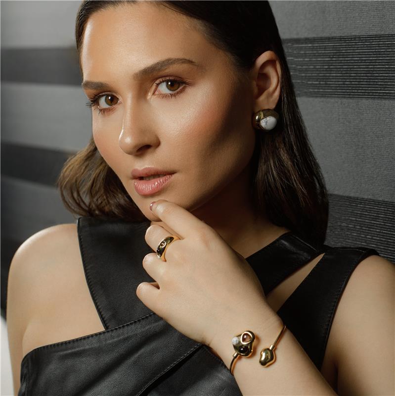 PULSEIRA FOLHEADO A OURO