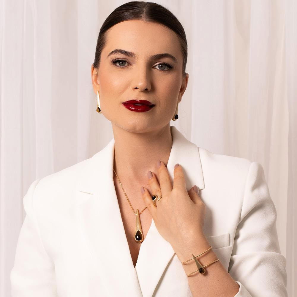 PULSEIRA FOLHEADO A OURO