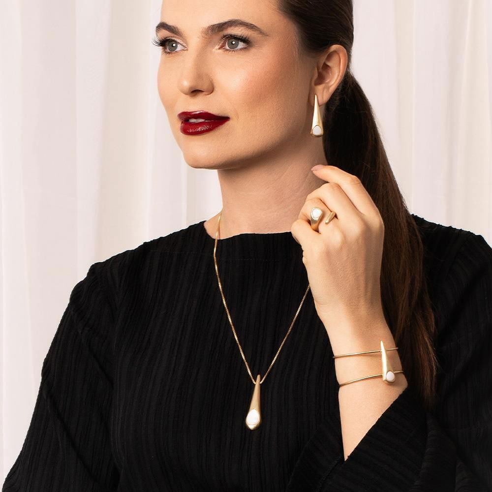 PULSEIRA FOLHEADO A OURO