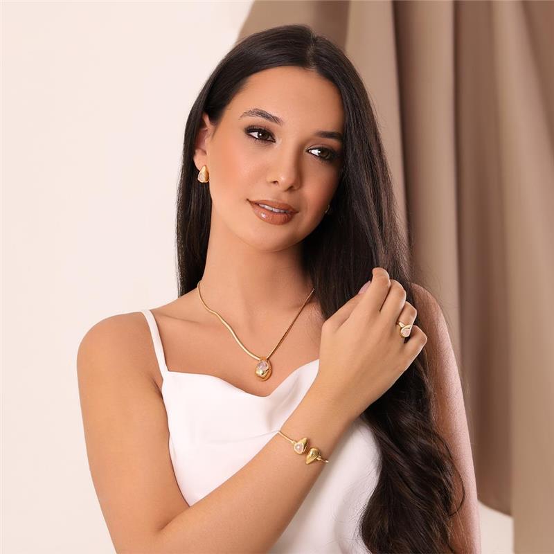 PULSEIRA FOLHEADO A OURO