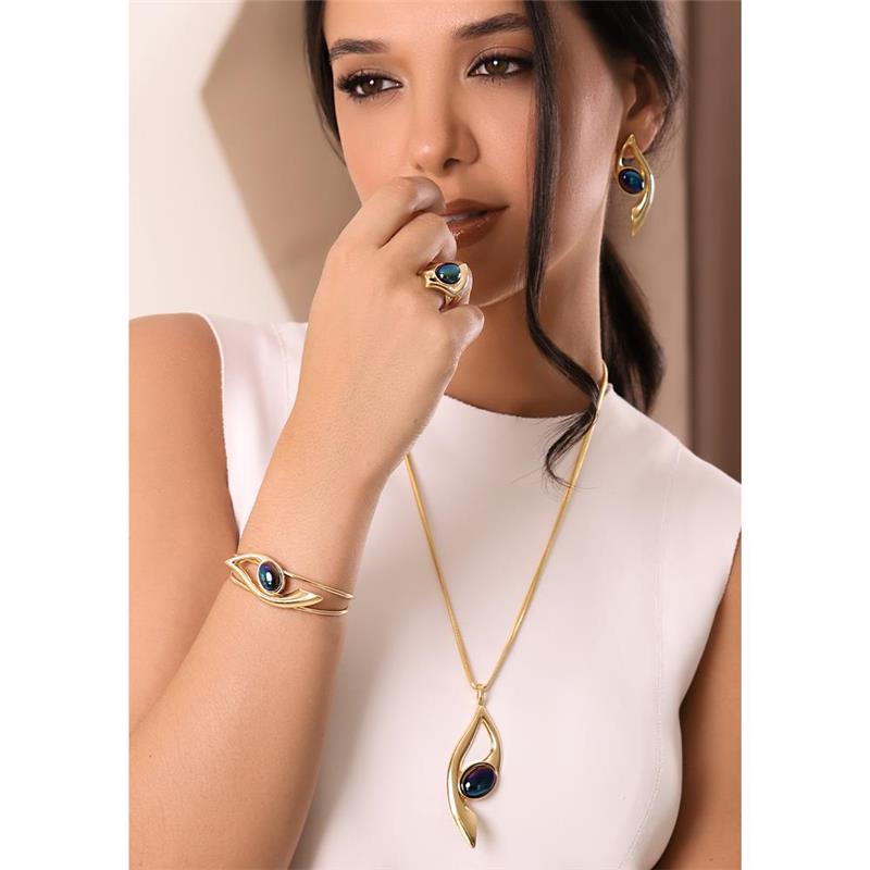 PULSEIRA FOLHEADO A OURO