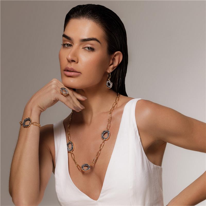 PULSEIRA FOLHEADO A OURO