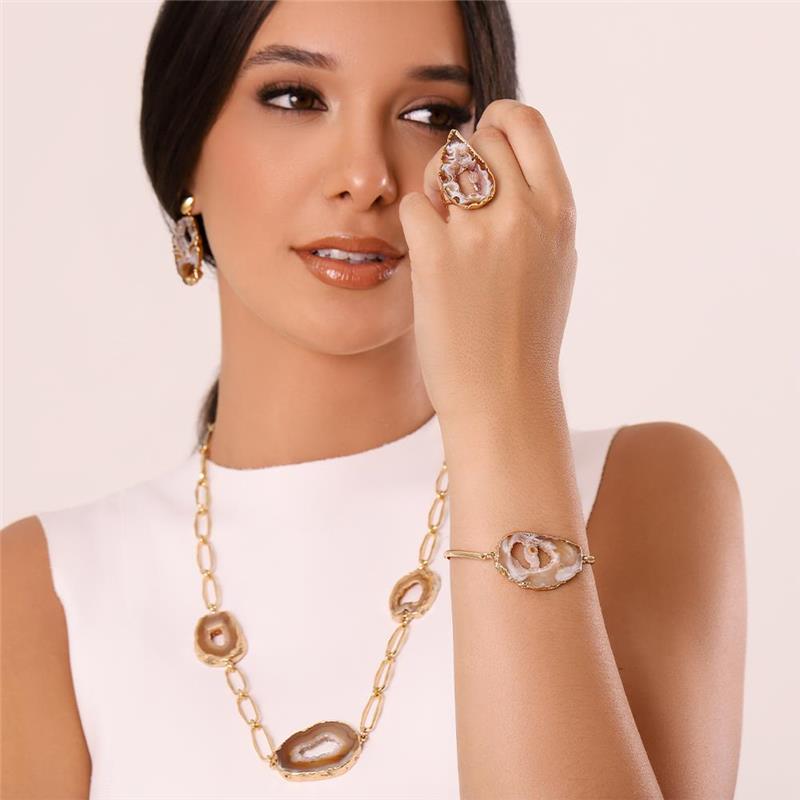 PULSEIRA FOLHEADO A OURO