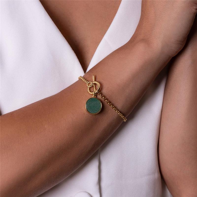 PULSEIRA FOLHEADO A OURO