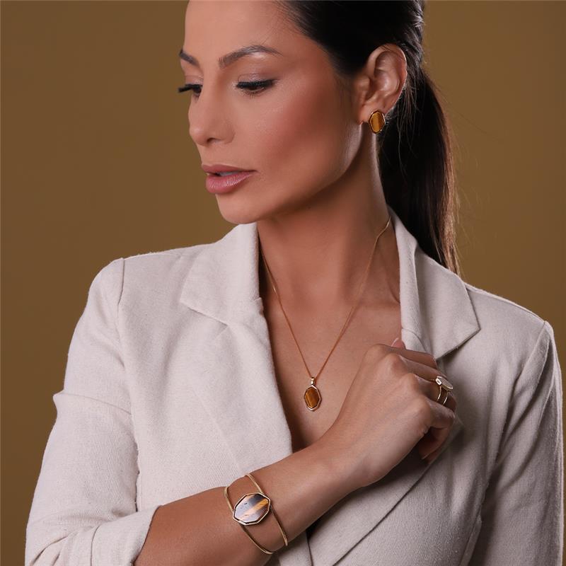 PULSEIRA FOLHEADO A OURO