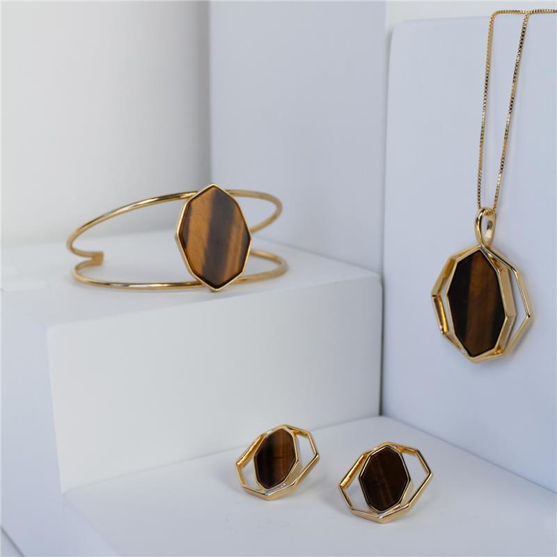 PULSEIRA FOLHEADO A OURO