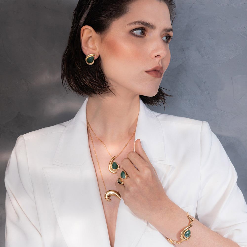 PULSEIRA FOLHEADO A OURO