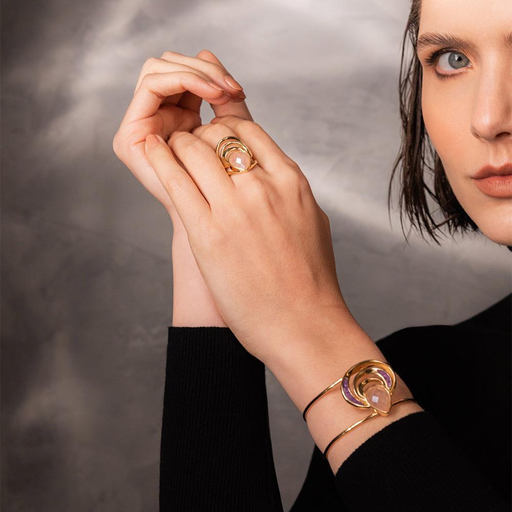 PULSEIRA FOLHEADO A OURO