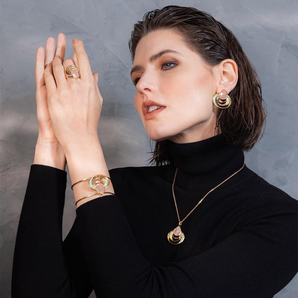 PULSEIRA FOLHEADO A OURO