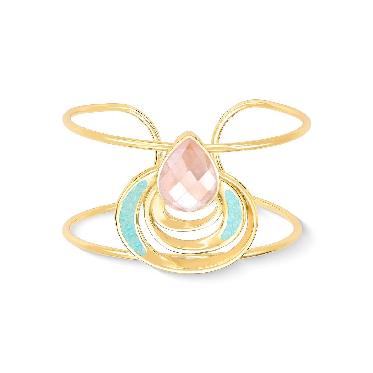 PULSEIRA FOLHEADO A OURO