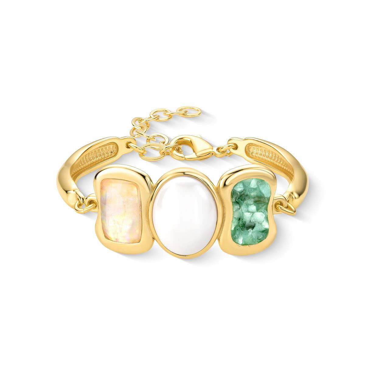 PULSEIRA FOLHEADO A OURO