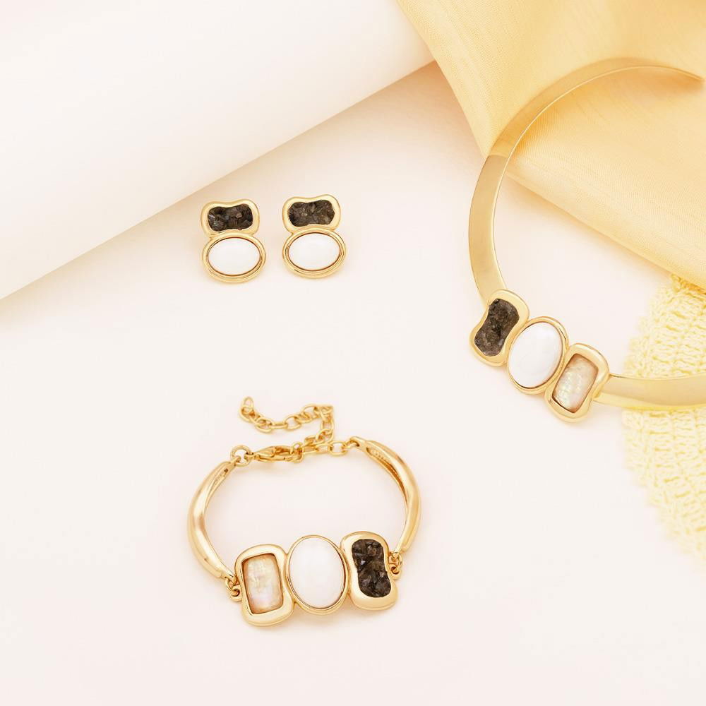 PULSEIRA FOLHEADO A OURO