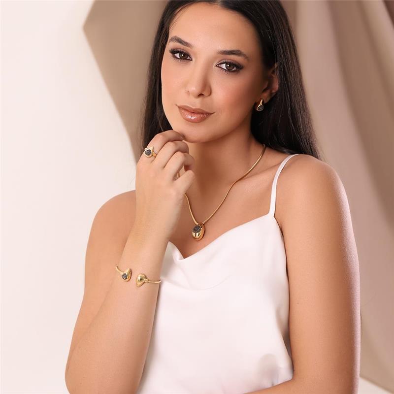 PULSEIRA FOLHEADO A OURO