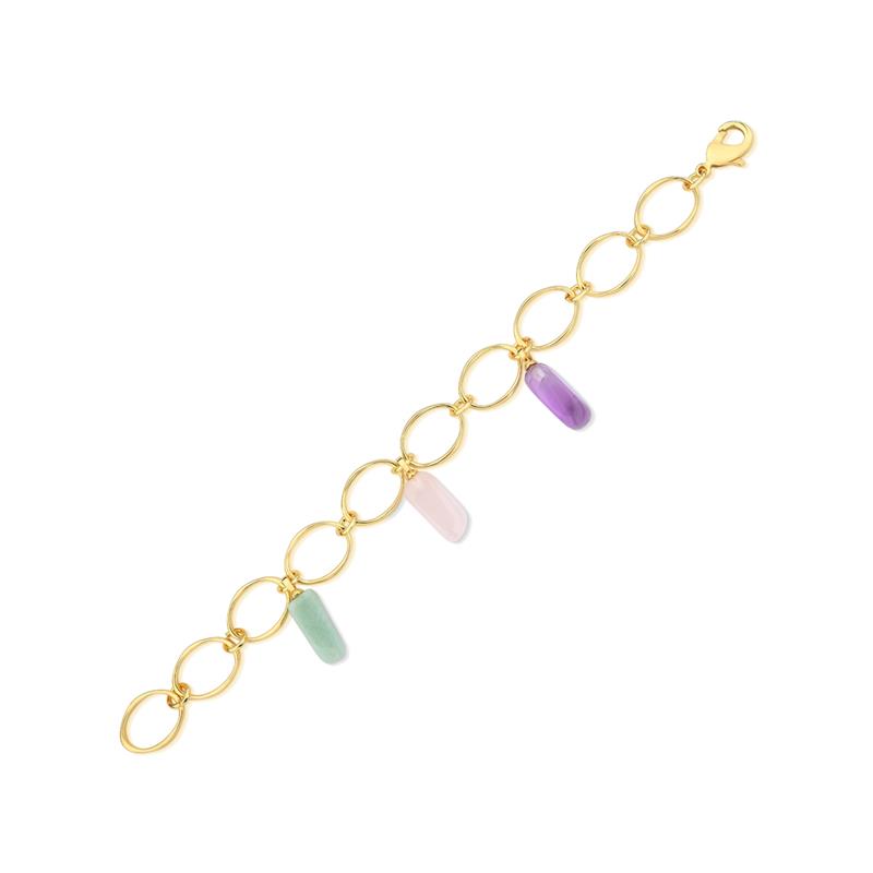 PULSEIRA FOLHEADO A OURO