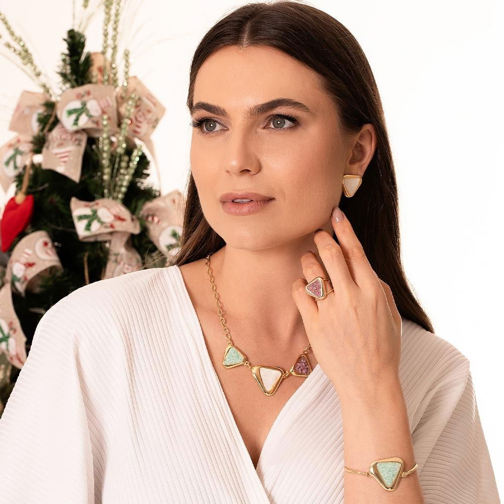 PULSEIRA FOLHEADO A OURO